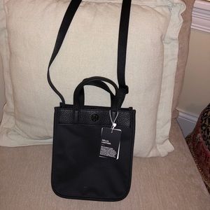 Lululemon Black Leather Micro Tote - NWT